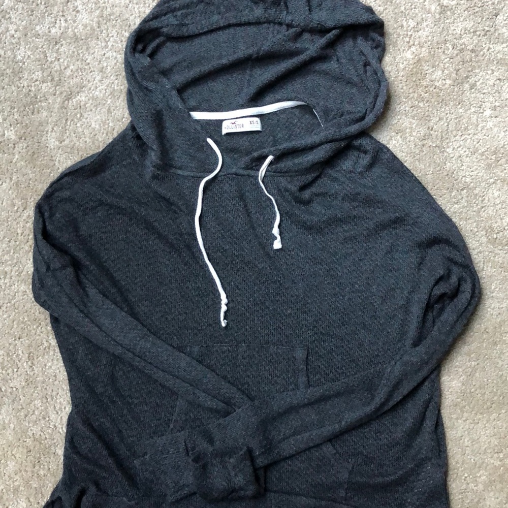Knit hoodie